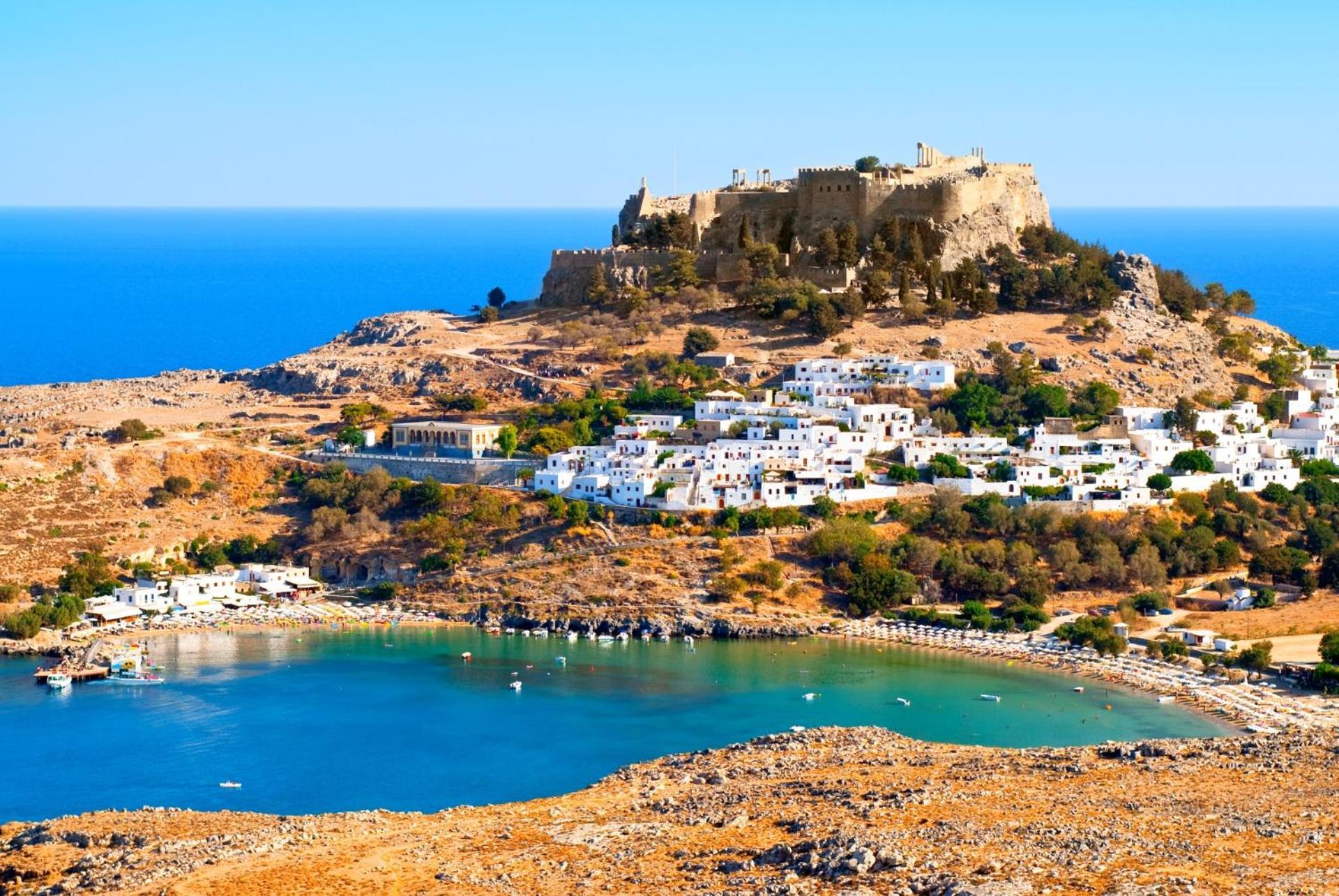Galini View Apartments Lindos Exterior photo